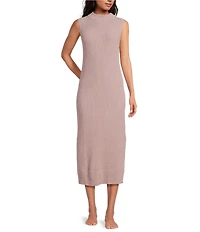 UGG Amara Cozy Knit Lite Sleeveless Mock Neck Lounge Dress