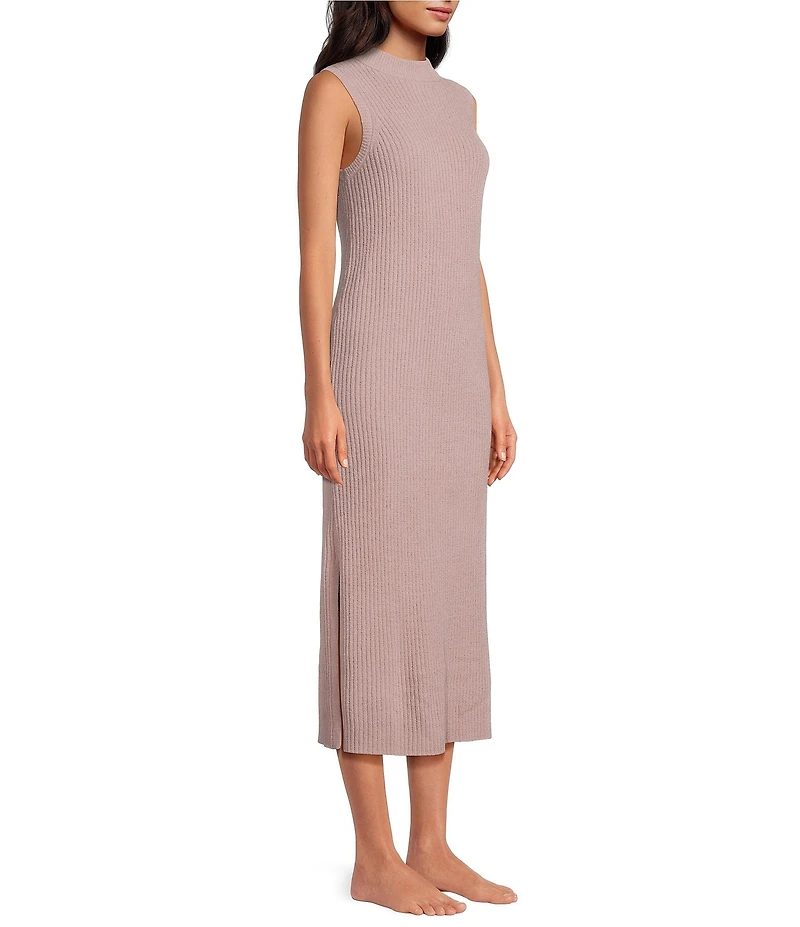 UGG Amara Cozy Knit Lite Sleeveless Mock Neck Lounge Dress