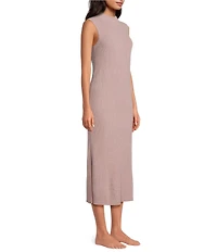 UGG Amara Cozy Knit Lite Sleeveless Mock Neck Lounge Dress