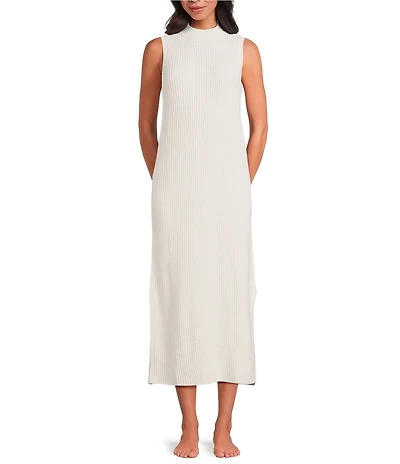 UGG Amara Cozy Knit Lite Sleeveless Mock Neck Lounge Dress