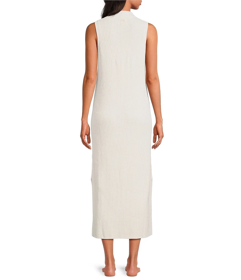 UGG Amara Cozy Knit Lite Sleeveless Mock Neck Lounge Dress
