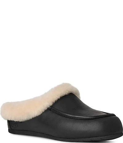 UGG Ansley Leather Slippers
