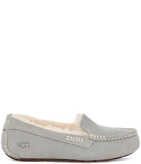 UGG Ansley Water-Resistant Suede Wool Lined Moccasin Slippers