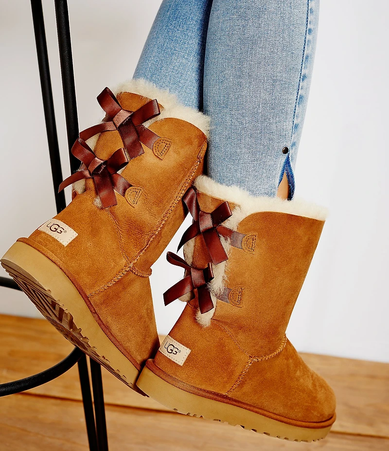 UGG Bailey Bow II Suede Water-Repellent Family Matching Boots