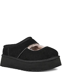 UGG® Bea Mary Jane Suede Family Matching Platform Clog Slippers