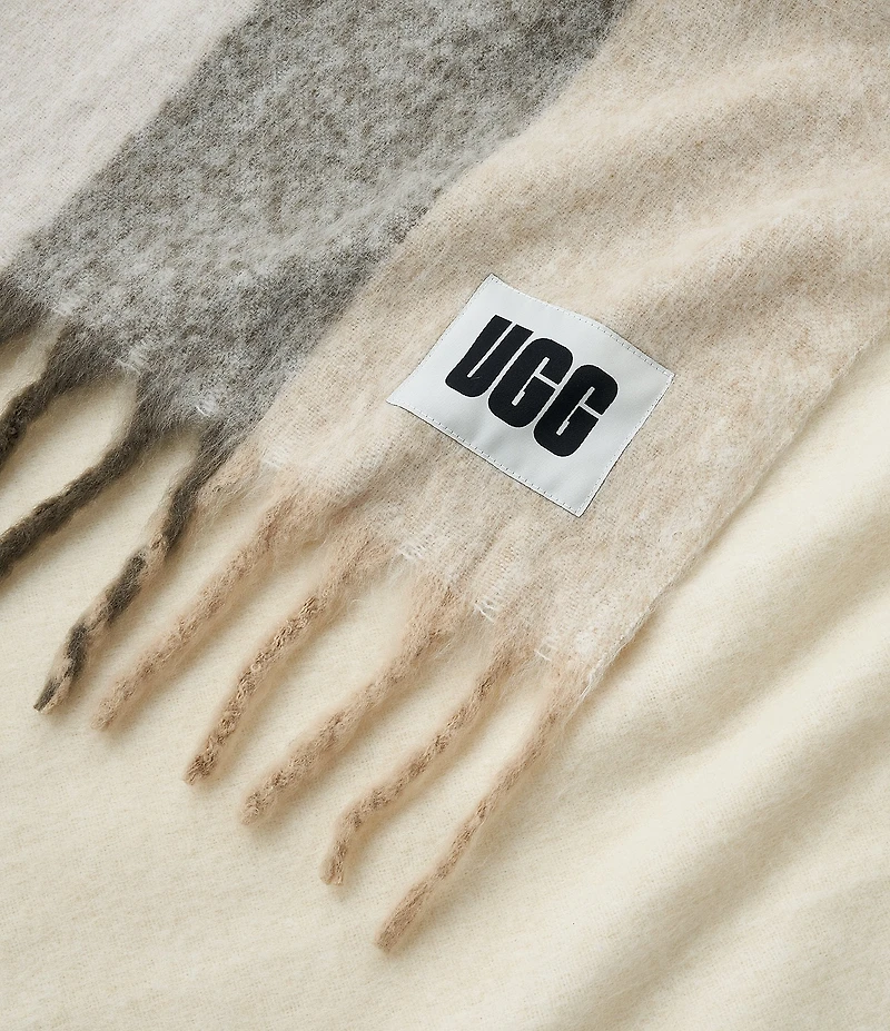 UGG Calyx Faux Mohair Fringed Plush Throw Blanket