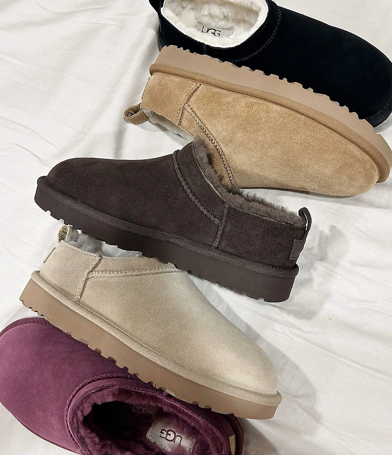 UGG Classic Micro Suede Booties