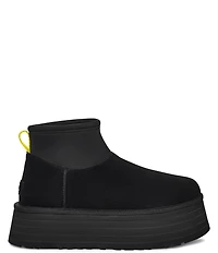 UGG Classic Mini Dipper Suede Platform Booties