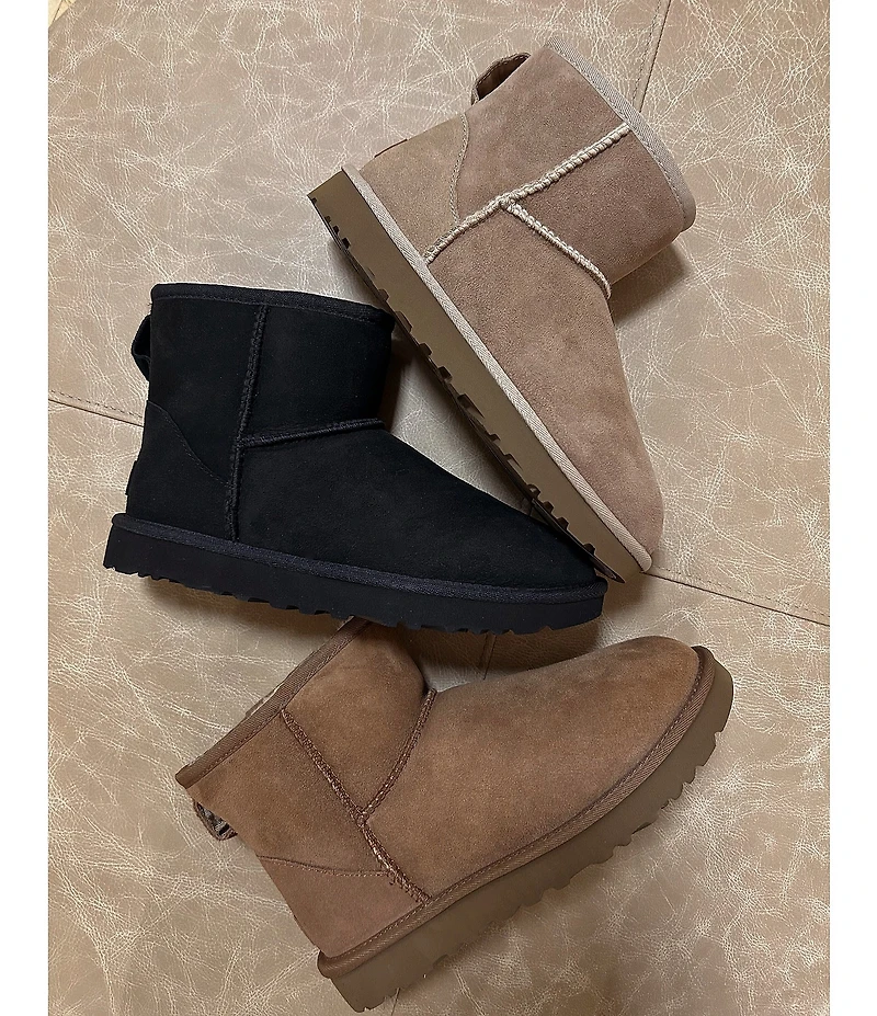 UGG Classic Mini II Suede Water Resistant Family Matching Ankle Booties