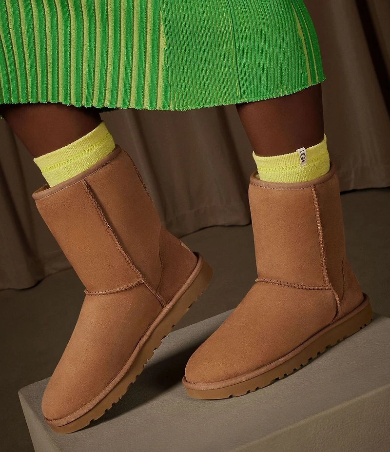 UGG Classic Short II Family Matching Suede Water Resistant Boots