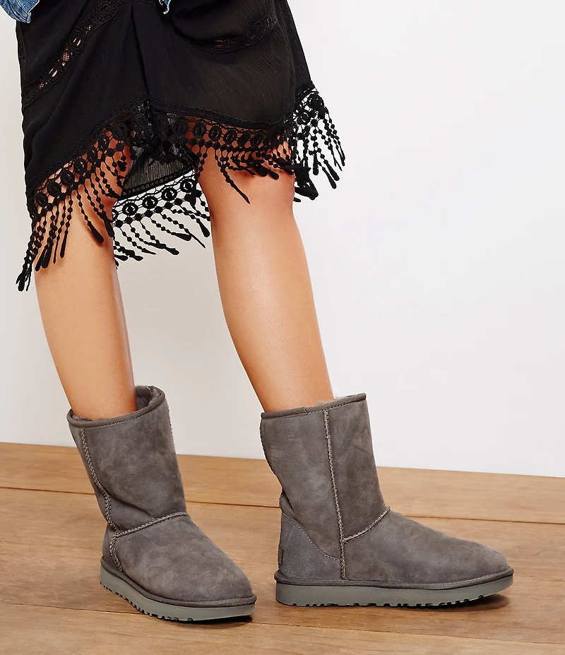 UGG Classic Short II Family Matching Suede Water Resistant Boots