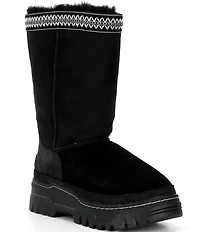 UGG Classic TrailGazer Waterproof Suede Fur Lined Winter Mid Calf Boots