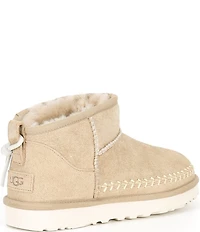 UGG Classic Ultra Mini Biarritz Suede Booties