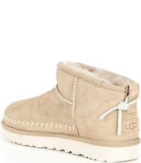 UGG Classic Ultra Mini Biarritz Suede Booties