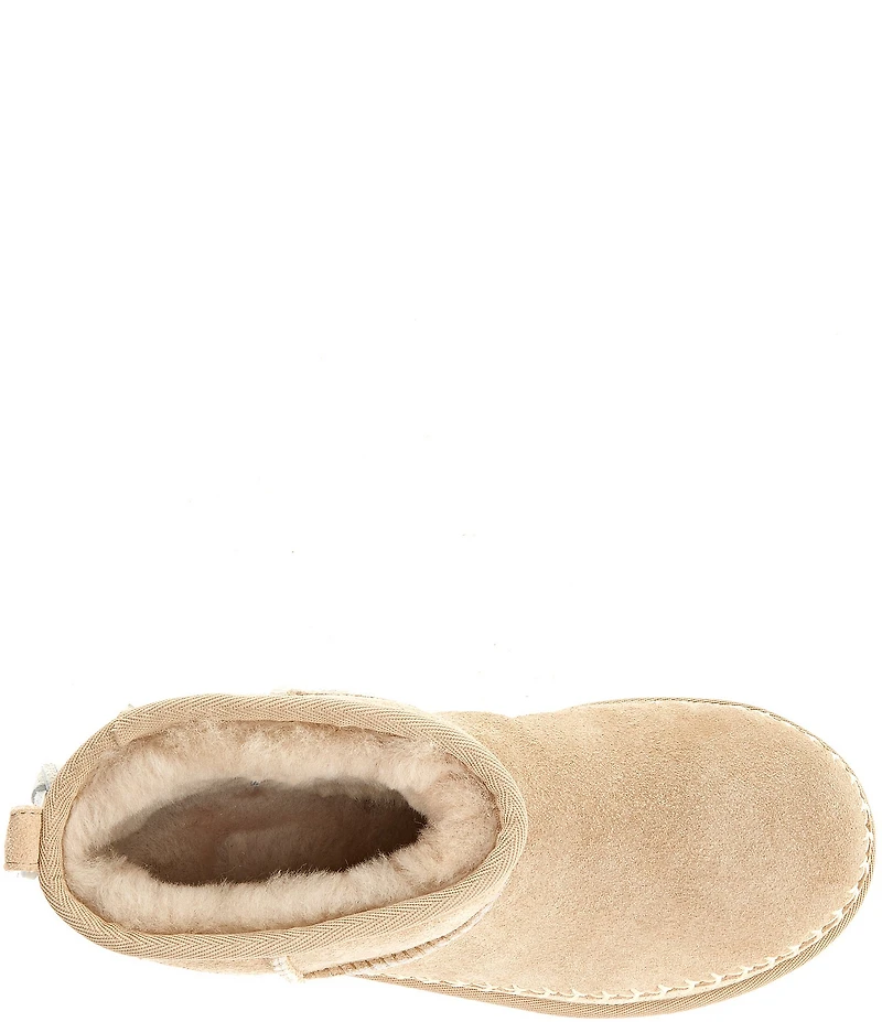UGG Classic Ultra Mini Biarritz Suede Booties