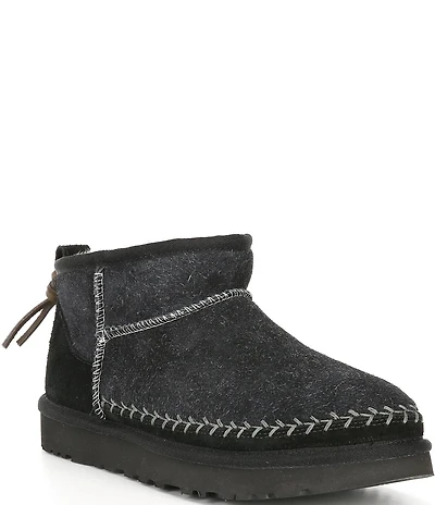 UGG Classic Ultra Mini Biarritz Suede Booties