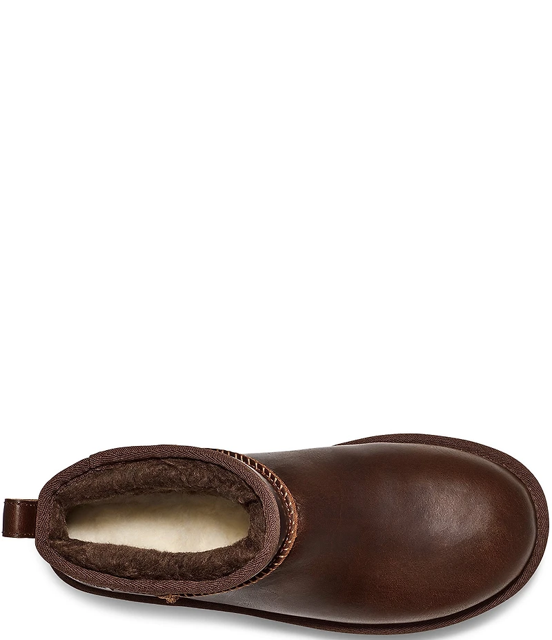 UGG Classic Ultra Mini Leather Regenerate Booties