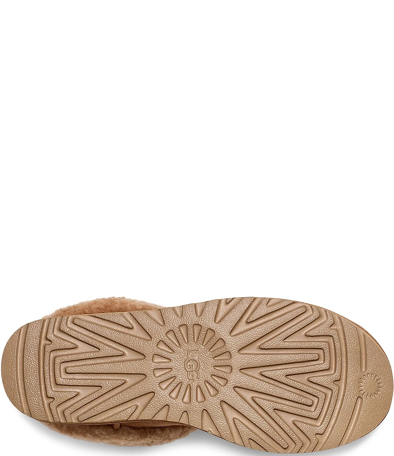 UGG Classic Ultra Mini Maxi Curly Suede Booties