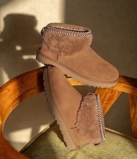 UGG Classic Ultra Mini Maxi Curly Suede Booties