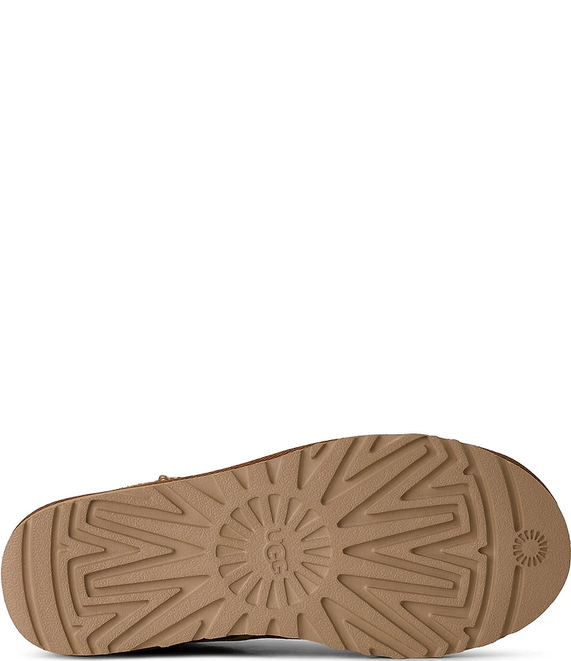 UGG Classic Ultra Mini Plains Leopard Cow Hair Booties