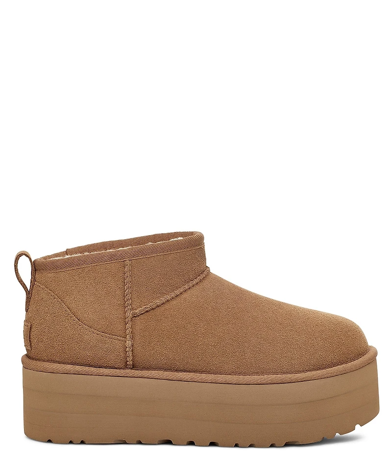 UGG Classic Ultra Mini Platform Suede Booties