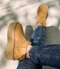 UGG Classic Ultra Mini Platform Suede Booties