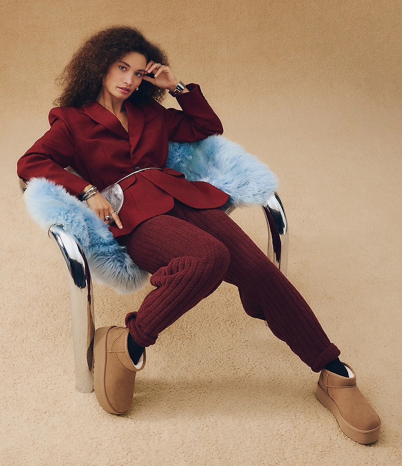 UGG Classic Ultra Mini Platform Suede Booties