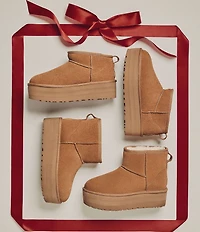 UGG Classic Ultra Mini Platform Suede Booties