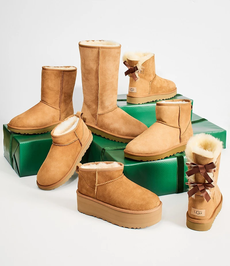UGG Classic Ultra Mini Platform Suede Booties