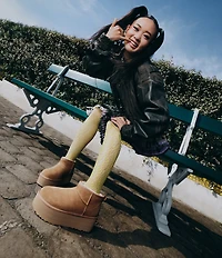 UGG Classic Ultra Mini Platform Suede Booties