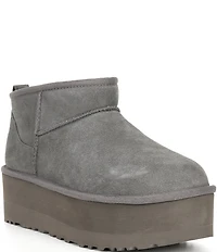 UGG Classic Ultra Mini Platform Suede Booties