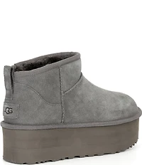 UGG Classic Ultra Mini Platform Suede Booties
