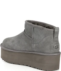UGG Classic Ultra Mini Platform Suede Booties