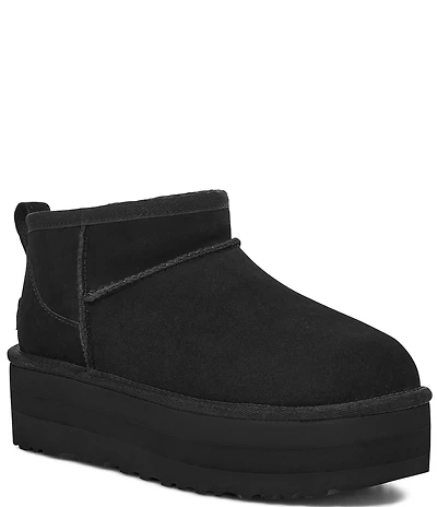 UGG Classic Ultra Mini Platform Suede Booties