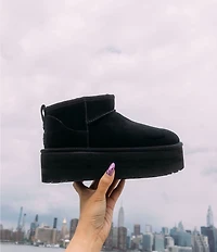 UGG Classic Ultra Mini Platform Suede Booties