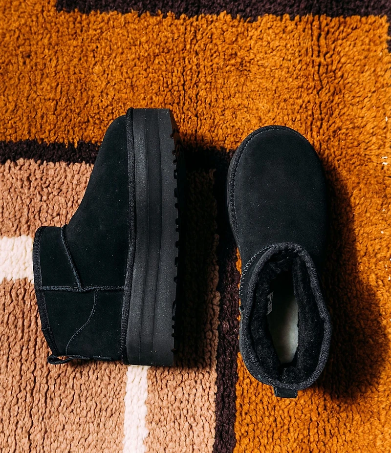 UGG Classic Ultra Mini Platform Suede Booties