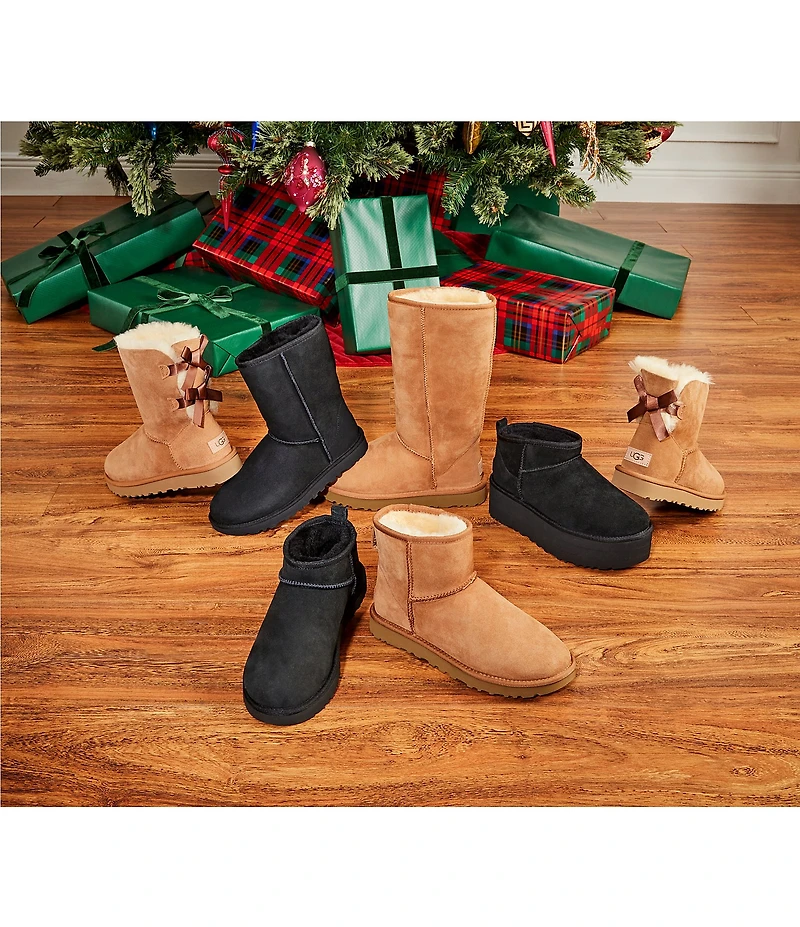 UGG Classic Ultra Mini Platform Suede Booties