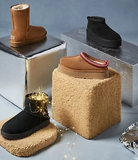 UGG Classic Ultra Mini Platform Suede Booties
