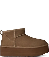 UGG Classic Ultra Mini Platform Suede Booties