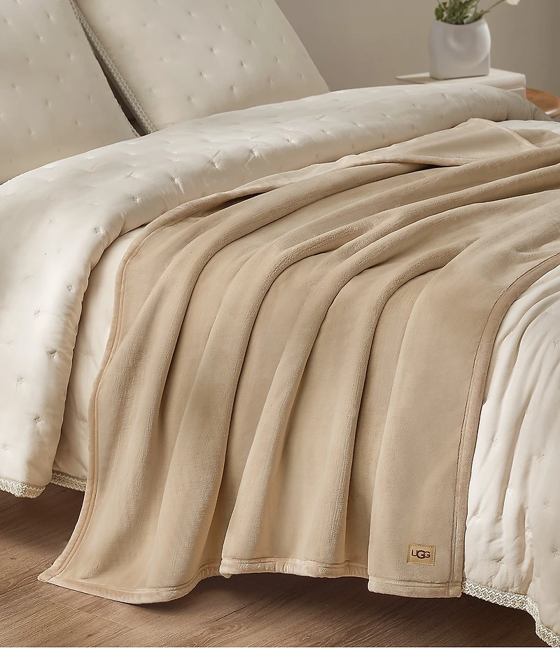 UGG Coco Luxury Plush Throw Blanket