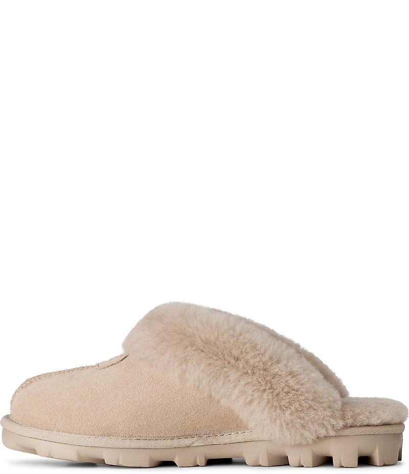 UGG Coquette Suede Signature Logo Detail Cold Weather Slippers