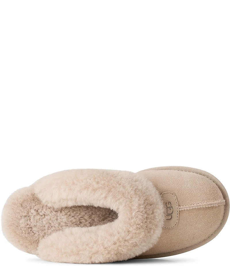UGG Coquette Suede Signature Logo Detail Cold Weather Slippers