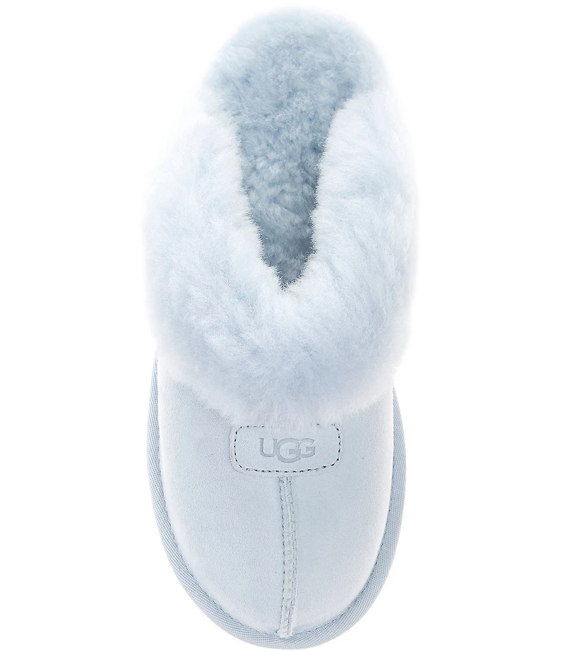 UGG Coquette Suede Signature Logo Detail Cold Weather Slippers