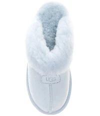 UGG Coquette Suede Signature Logo Detail Cold Weather Slippers