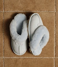 UGG Coquette Suede Signature Logo Detail Cold Weather Slippers