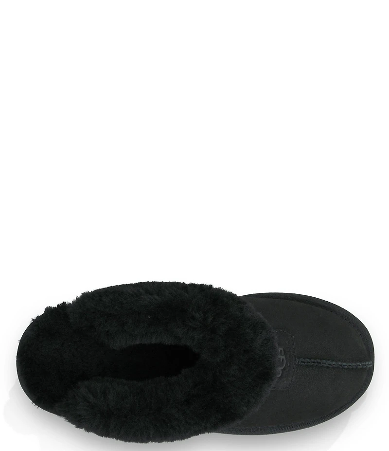 UGG Coquette Suede Signature Logo Detail Cold Weather Slippers