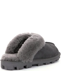 UGG Coquette Suede Signature Logo Detail Cold Weather Slippers
