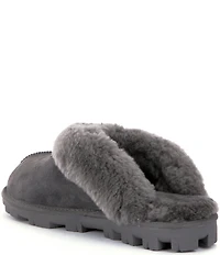 UGG Coquette Suede Signature Logo Detail Cold Weather Slippers