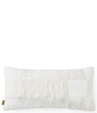 UGG Corben Faux Fur Patchwork Decorative Throw Lumbar Pillow