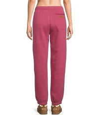 UGG Coordinating Cotton Fleece Elastic Waist Whipstitch Classic Sweatpants